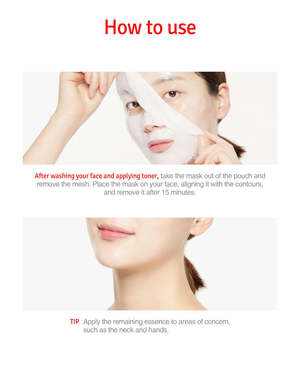 Vitabrid C12 Dual Mask after use showing radiant, revitalized skin