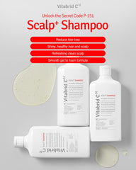 Lush lather from Vitabrid C12 Scalp Plus Shampoo.