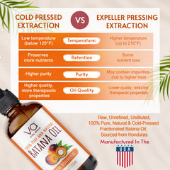 VITAL AFFAIR Batana Oil applied to hair reduces frizz and adds shine.