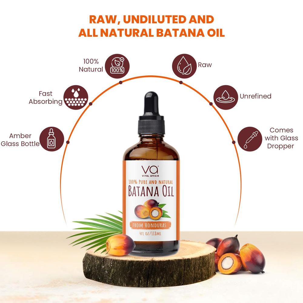 Overnight hair treatment with VITAL AFFAIR Batana Oil for softness.