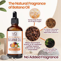 Unrefined Batana Oil texture highlights natural nutrients for skin and hair.
