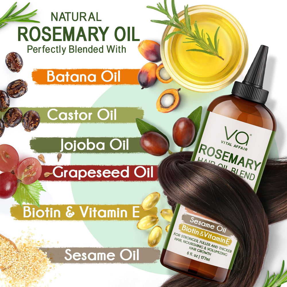 VITAL AFFAIR Biotin and Vitamin E detail signals nourishing hair support.