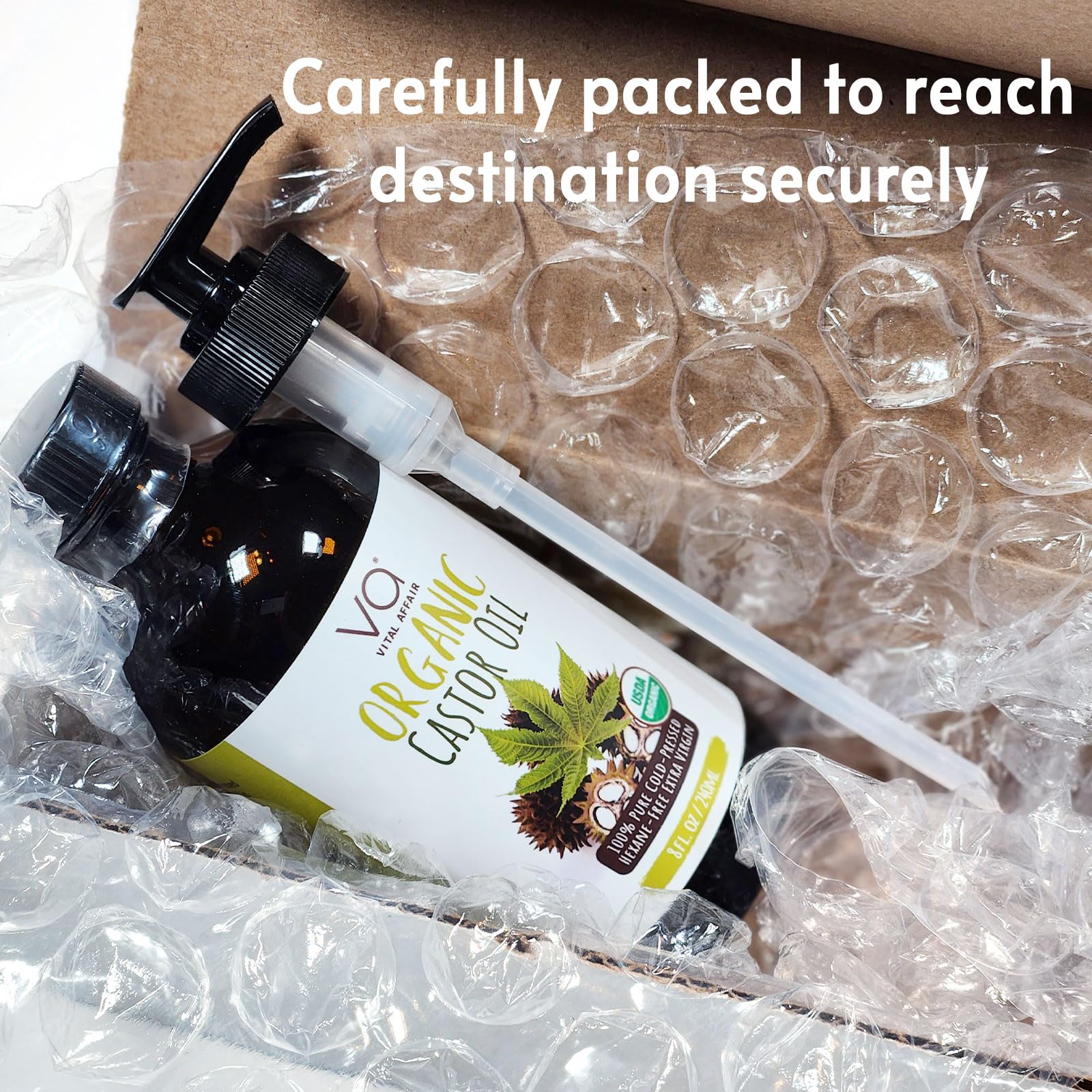 VITAL AFFAIR castor oil for eyelashes and eyebrows conditioning