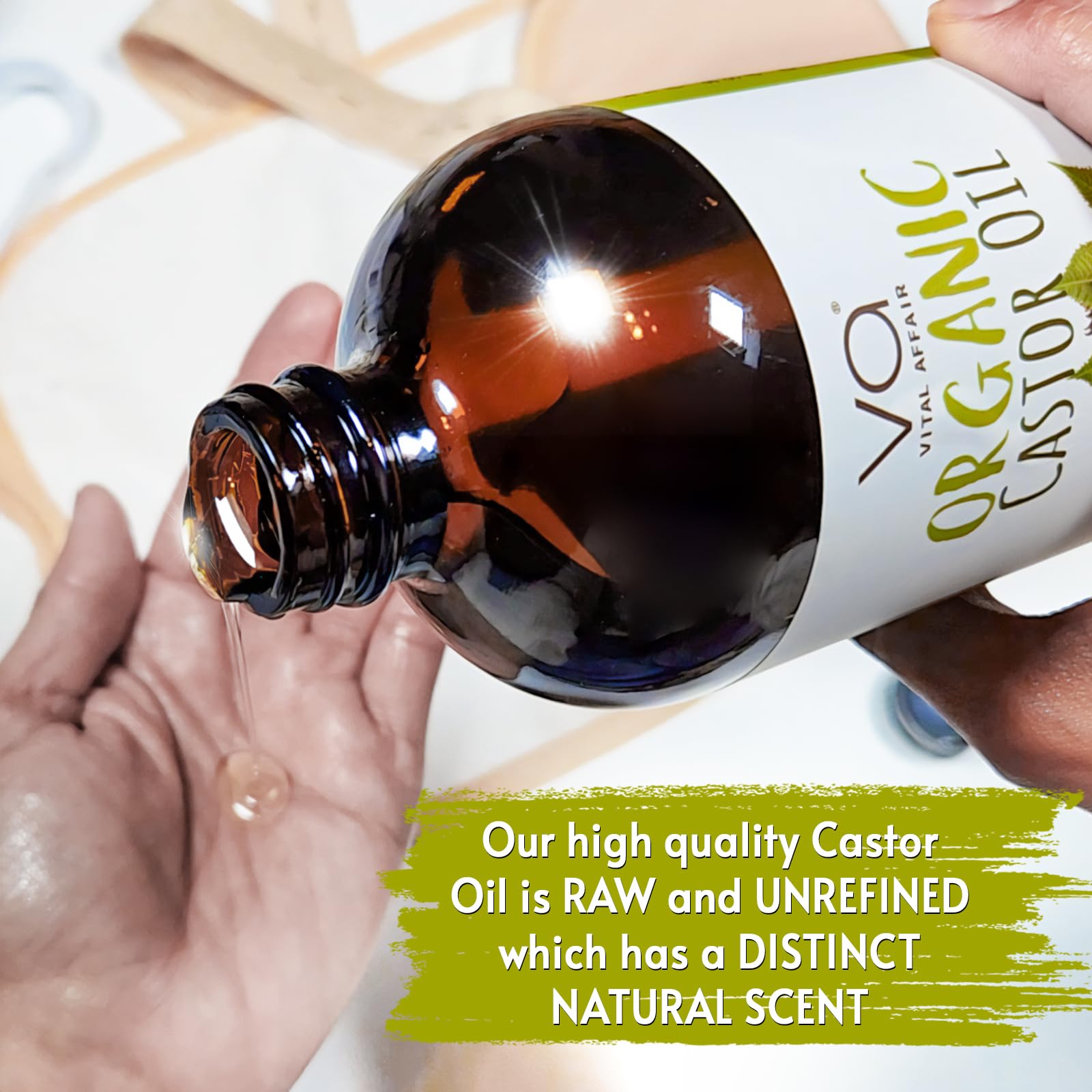 VITAL AFFAIR castor oil for hair health support and natural shine