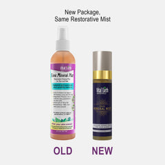 Vital Earth Minerals facial mist bottle shown for face application and refresh