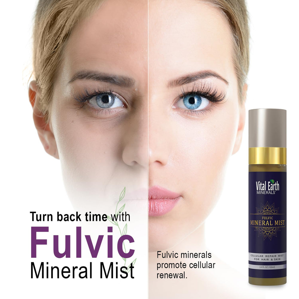 Vital Earth Minerals travel-size facial mist ready for on-the-go use