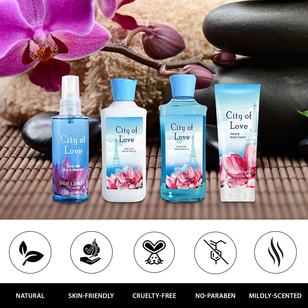 Vital Luxury City of Love fragrance preview evokes romantic home spa vibe