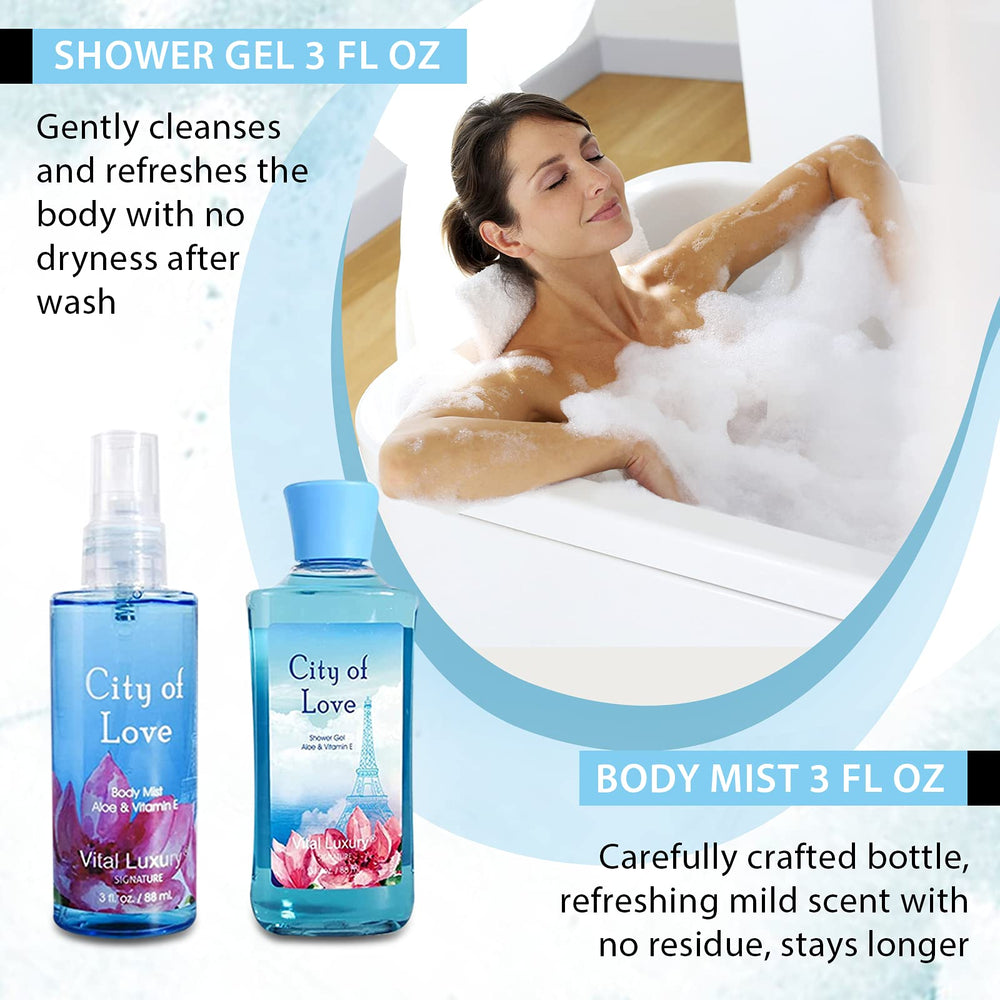 Vital Luxury gift-ready spa basket highlighting a thoughtful present