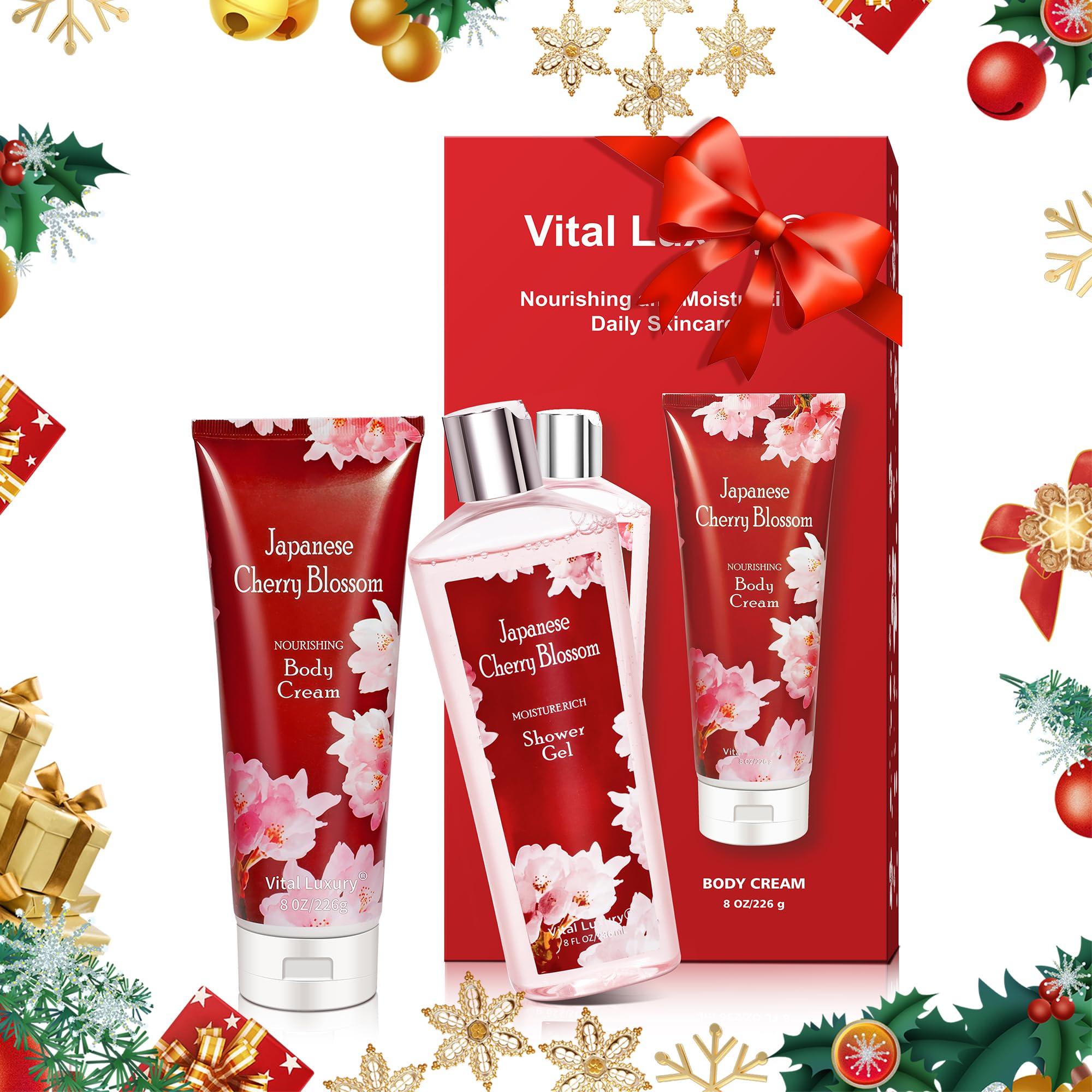 Vital Luxury body cream close-up showing rich, moisturizing texture