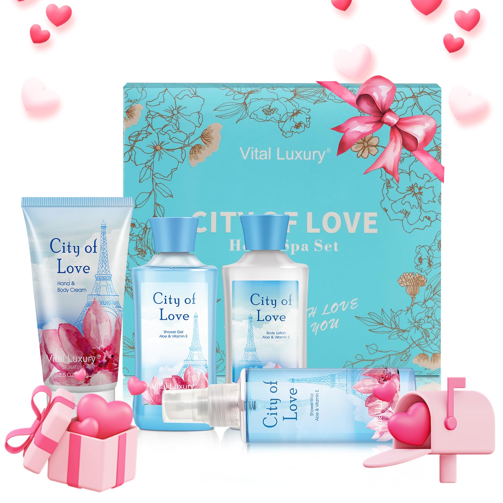 Vital Luxury shower gel lather with refreshing scent