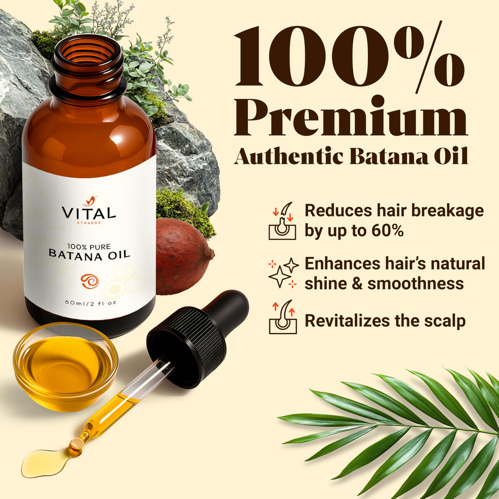 Close-up of Batana Oil massaged into the scalp for conditioning.