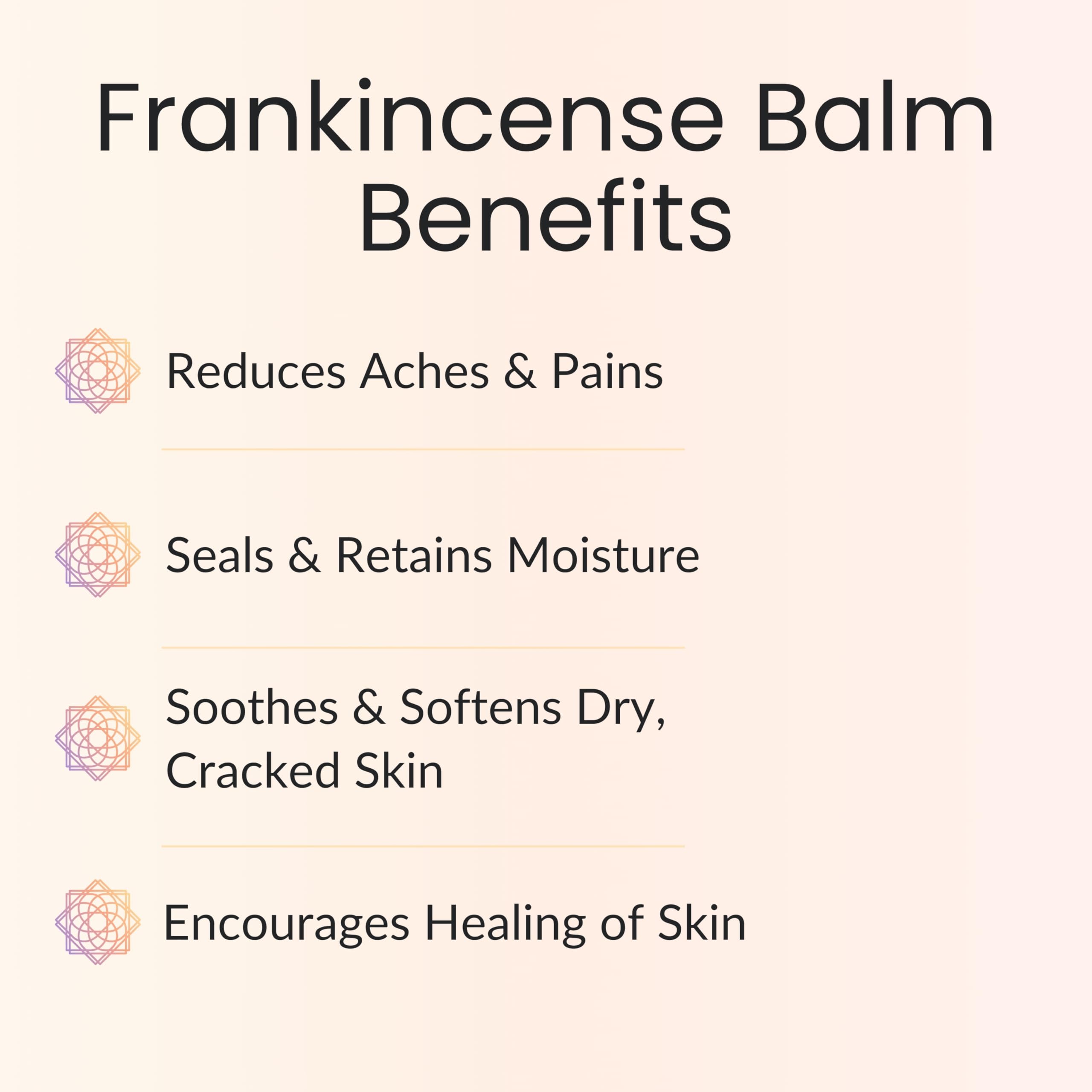 Vitality Frankincense Balm ingredients including frankincense and olive oil for nourishment