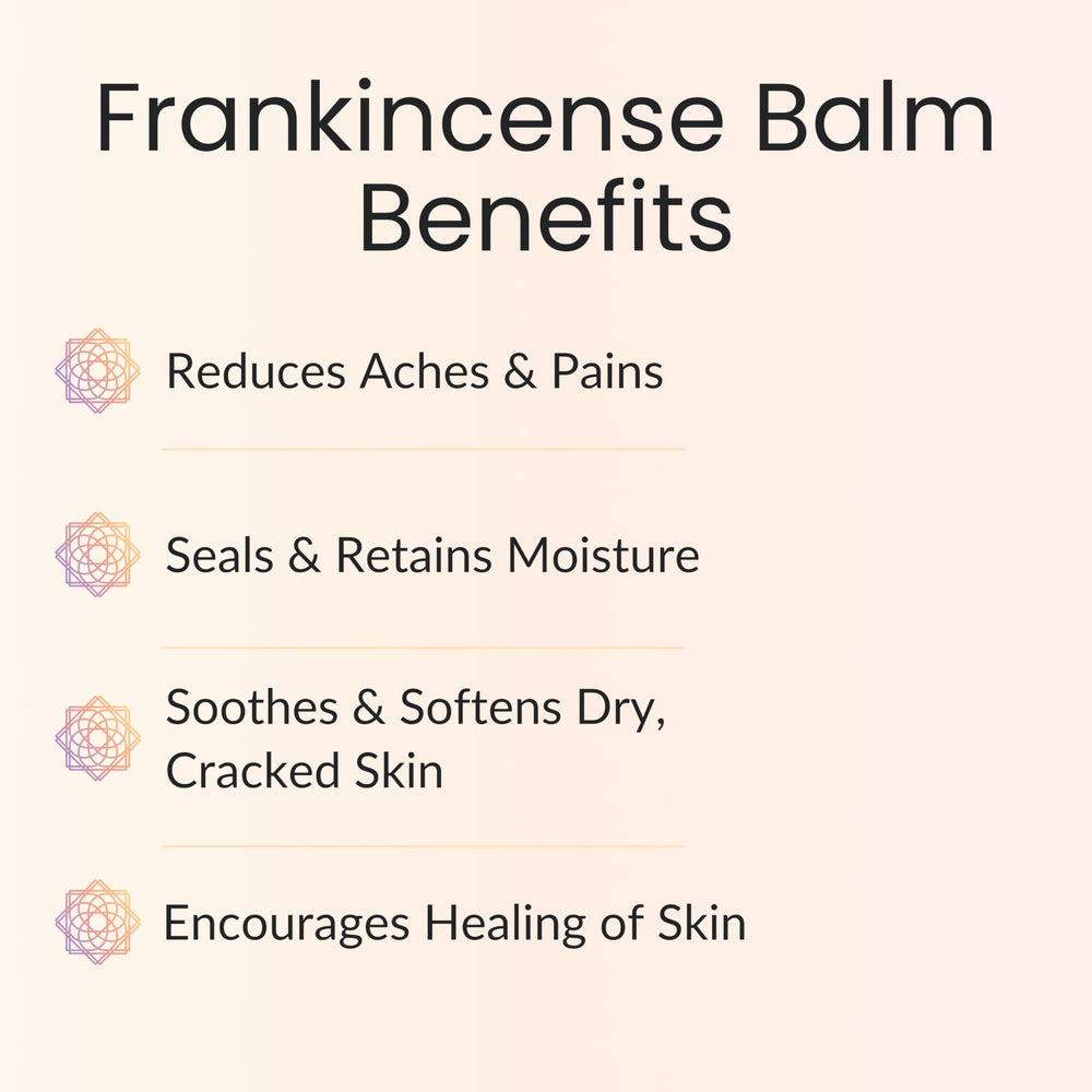 Vitality Frankincense Balm ingredients including frankincense and olive oil for nourishment