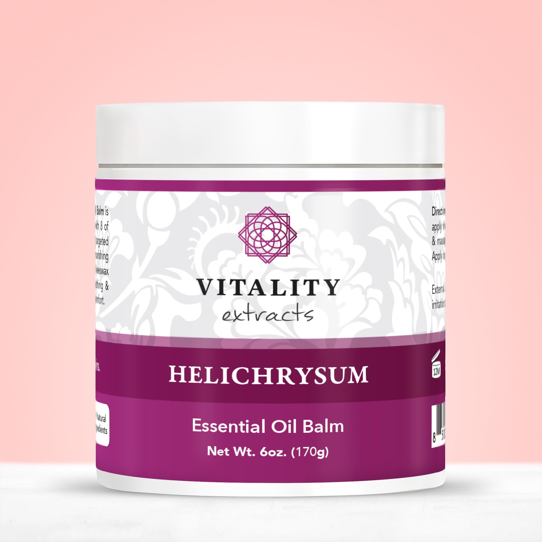 Vitality Helichrysum Balm being applied for smooth, nourished skin all over.