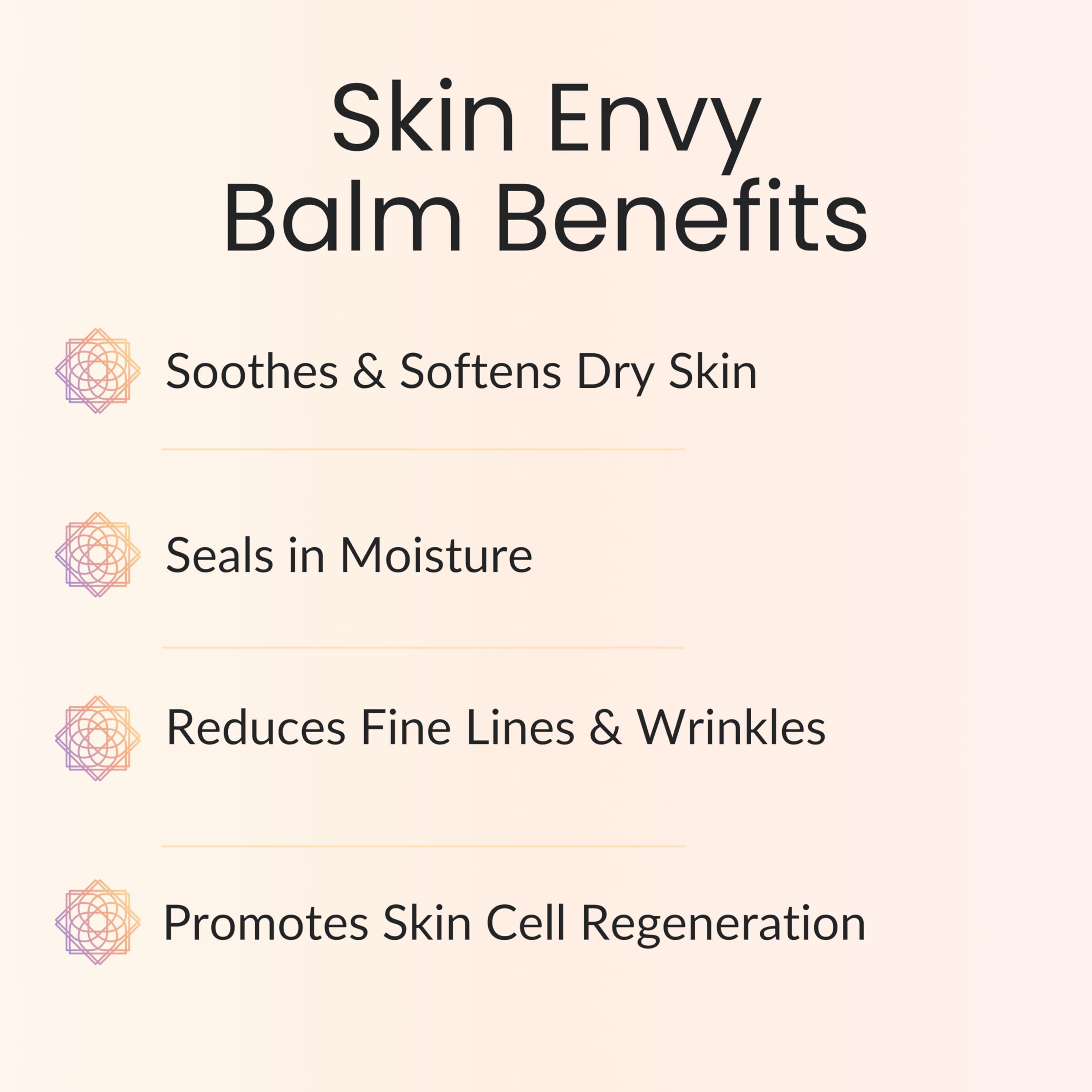 Vitality Skin Envy Balm essential oils with frankincense soothe skin redness.
