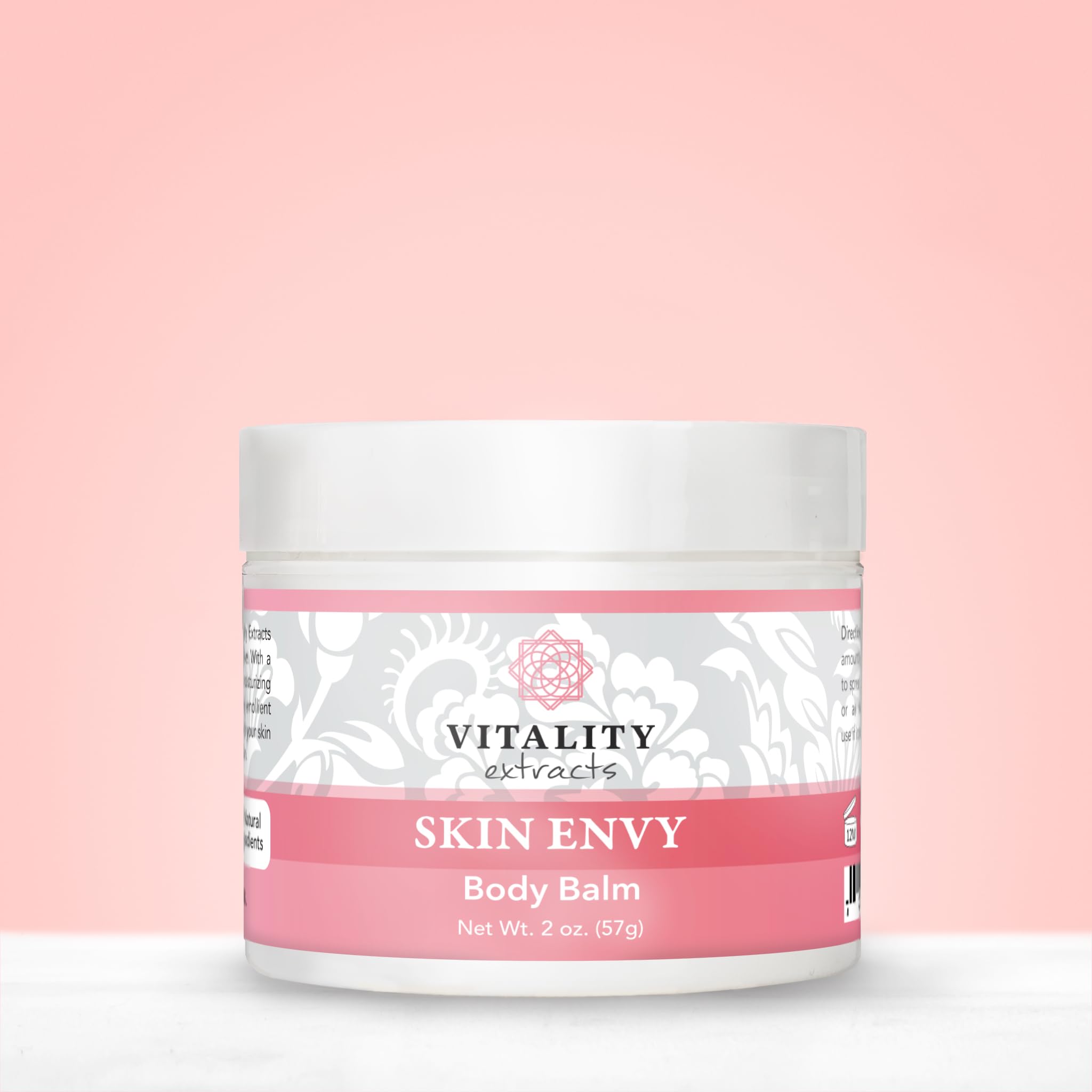 Vitality Skin Envy Balm ingredient closeup highlights olive oil nourishment.