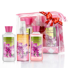 Vital Luxury pea flower shower gel bottle delivers a refreshing lather and a delicate scent