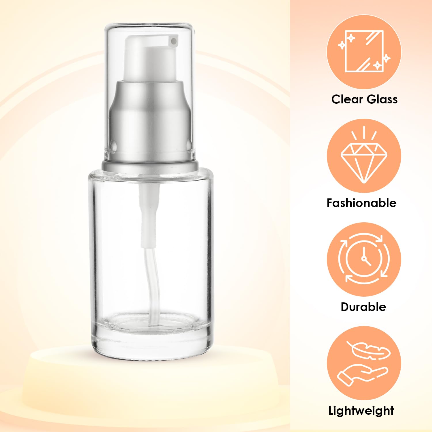 VitalUp easy-dispense pump delivers the right amount of lotion each use.