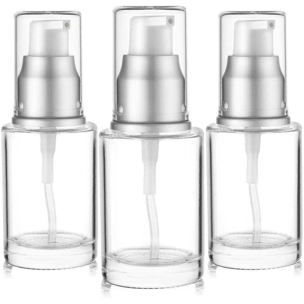 VitalUp bottle with silver cap provides elegant touch on vanity and bathroom decor.