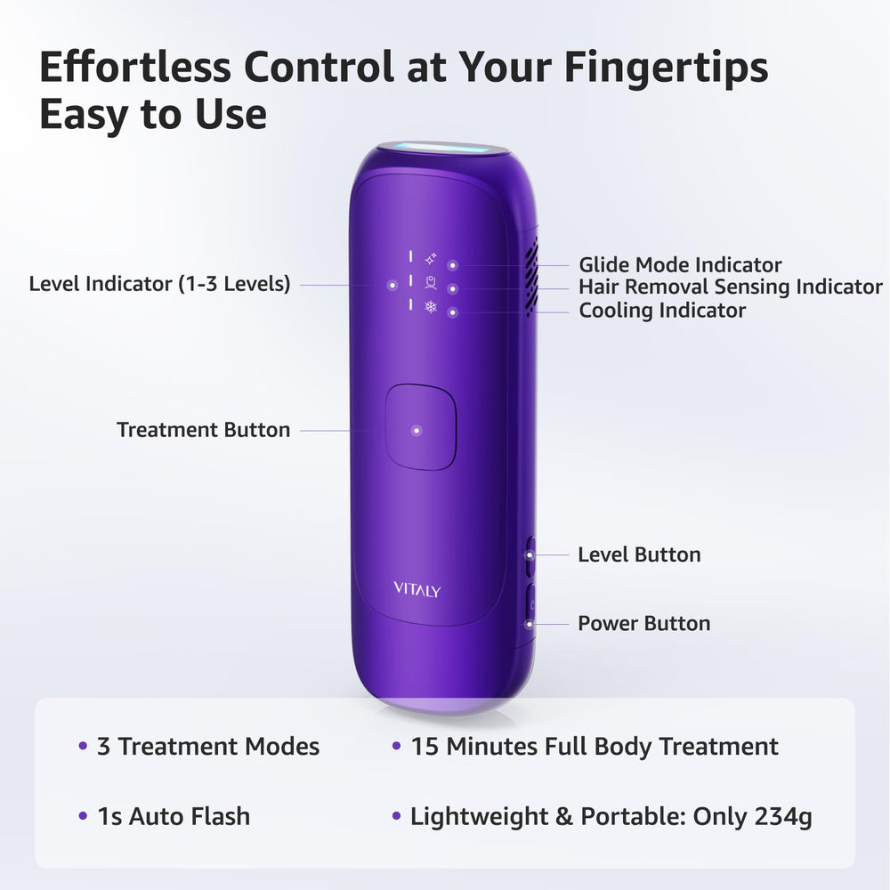 VITALY IPL device with long-lasting durability and nearly 1 million flashes