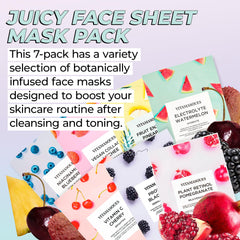 Vitamasques Juicy Pineapple sheet mask for bright, revitalized skin.