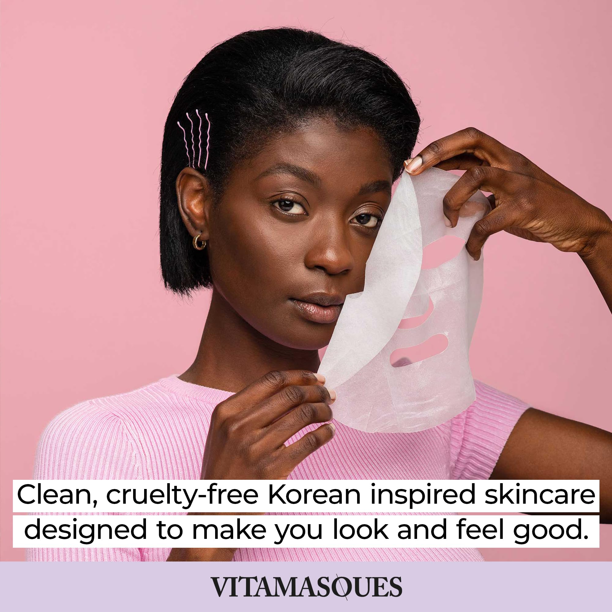 Vitamasques Juicy Retinol Pomegranate mask for gentle renewal.