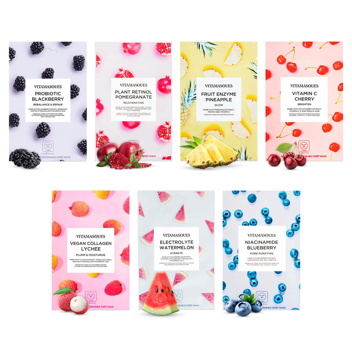 Vitamasques Juicy Watermelon mask for deep hydration and refreshed skin.