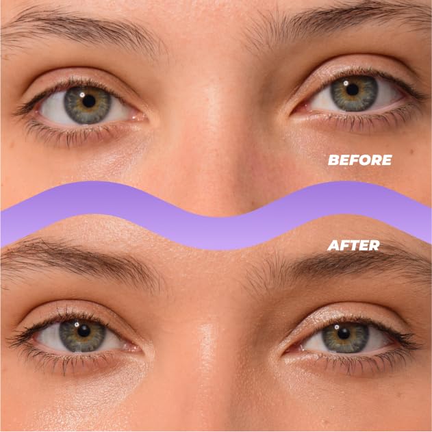 Vitamasques lavender hydrogel eye pads pack displayed for quick refresh in minutes.