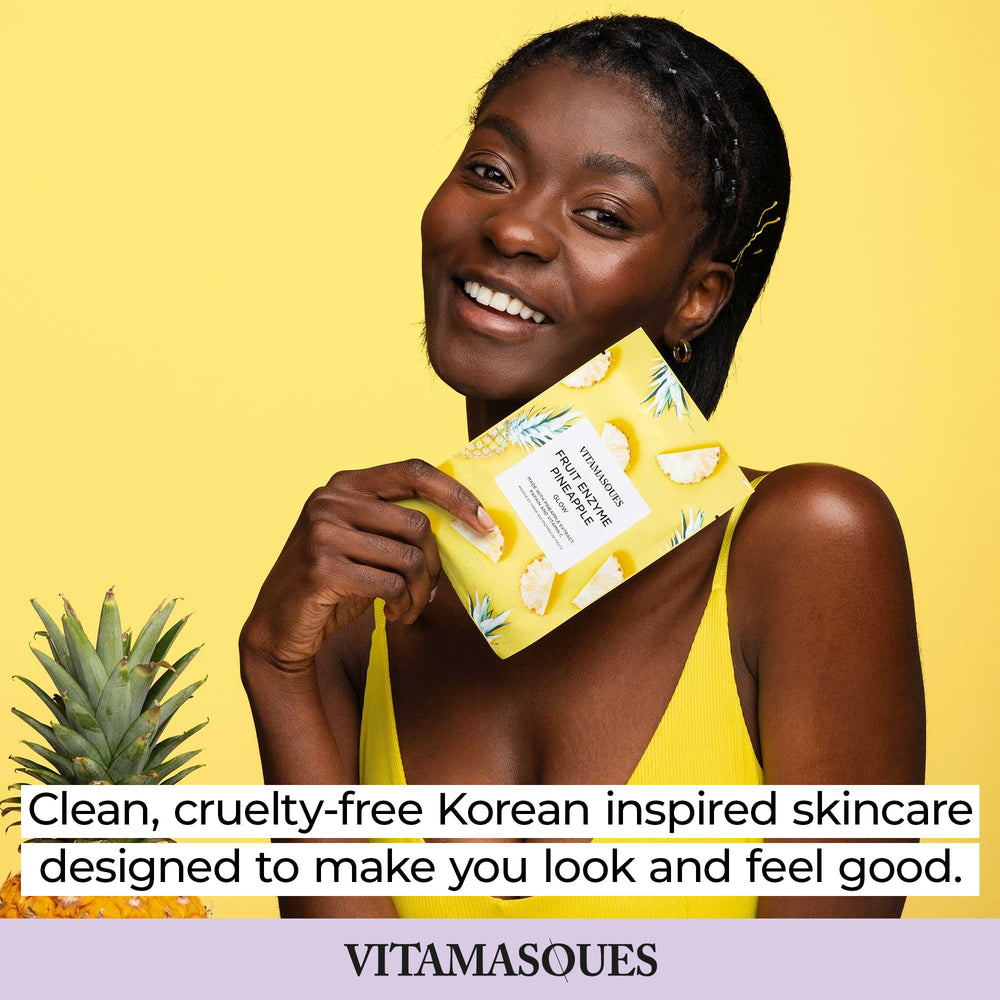 Vitamasques pineapple and papaya extracts hint brightening and hydration