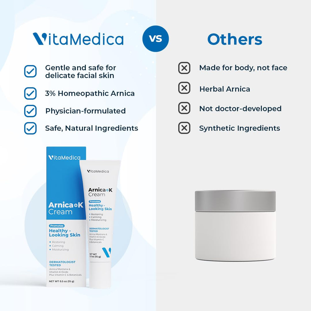 VitaMedica horse chestnut helps ease tenderness and discoloration on sensitive skin.