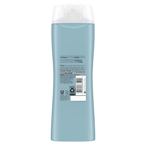 Vitamin E enriched formula nourishes skin during wash.