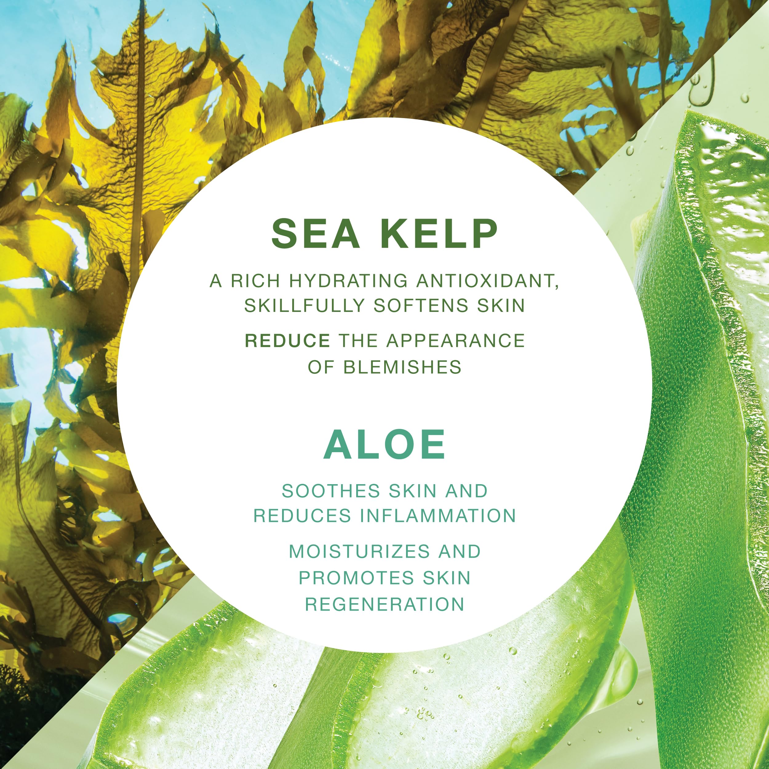 Vitamins and Sea Beauty creamy foaming lather for gentle cleansing
