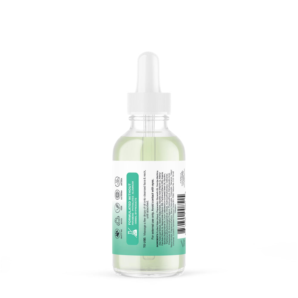Vitamins and Sea Beauty packaging shown with clean vegan theme.