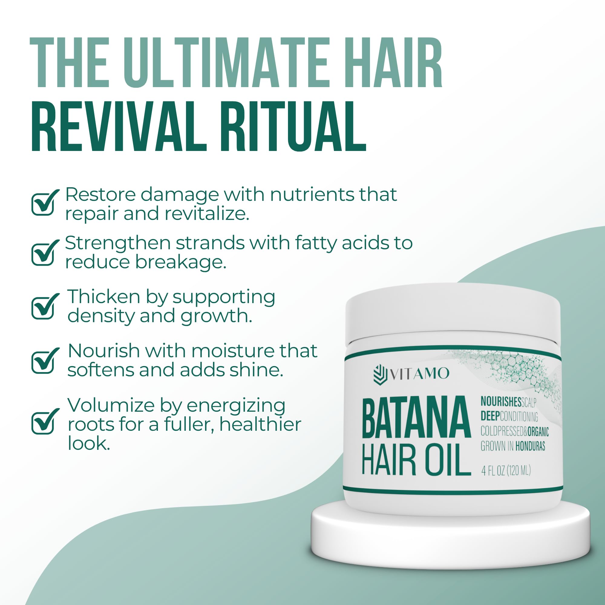 Vitamo Batana oil for skin and beard nourishment in everyday care.