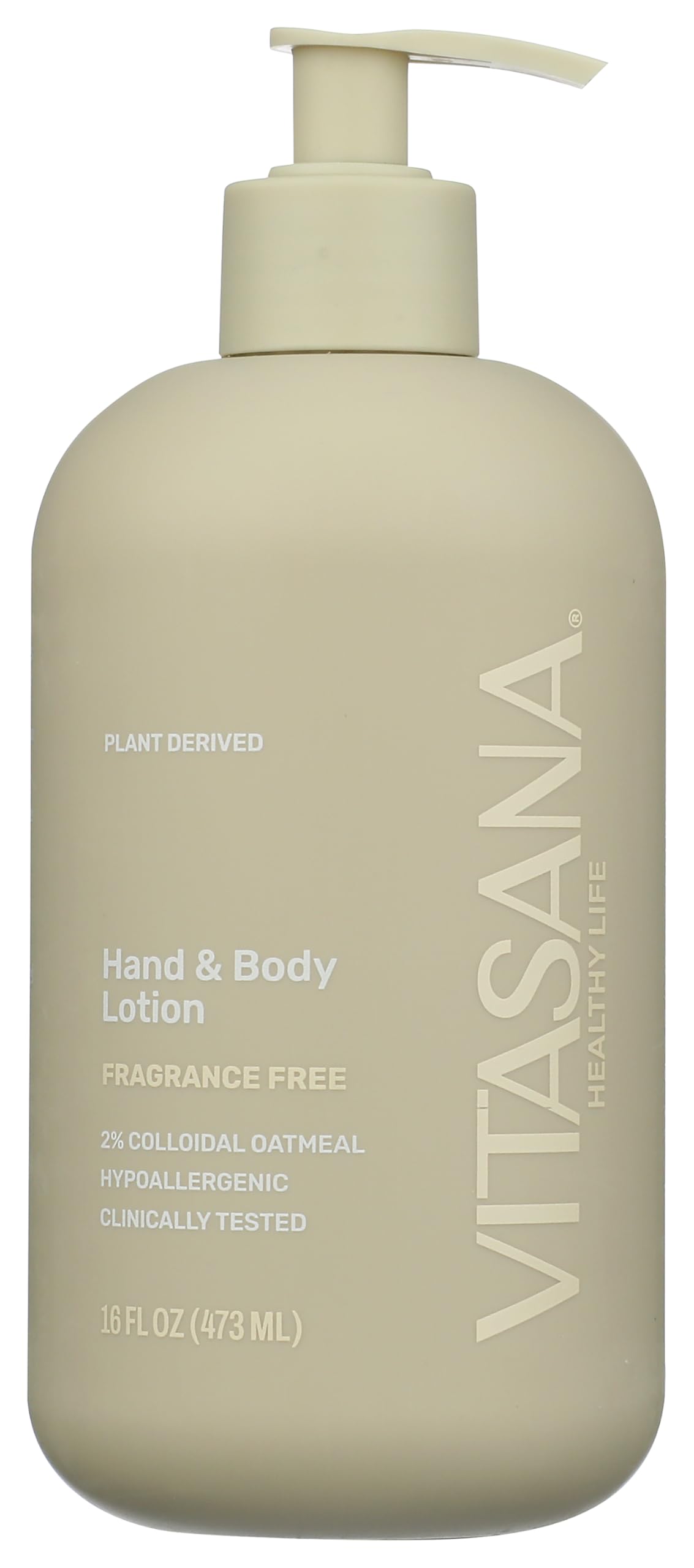 Vitasana Hydrating Hand & Body Lotion 16oz bottle for daily hydration on sensitive skin.