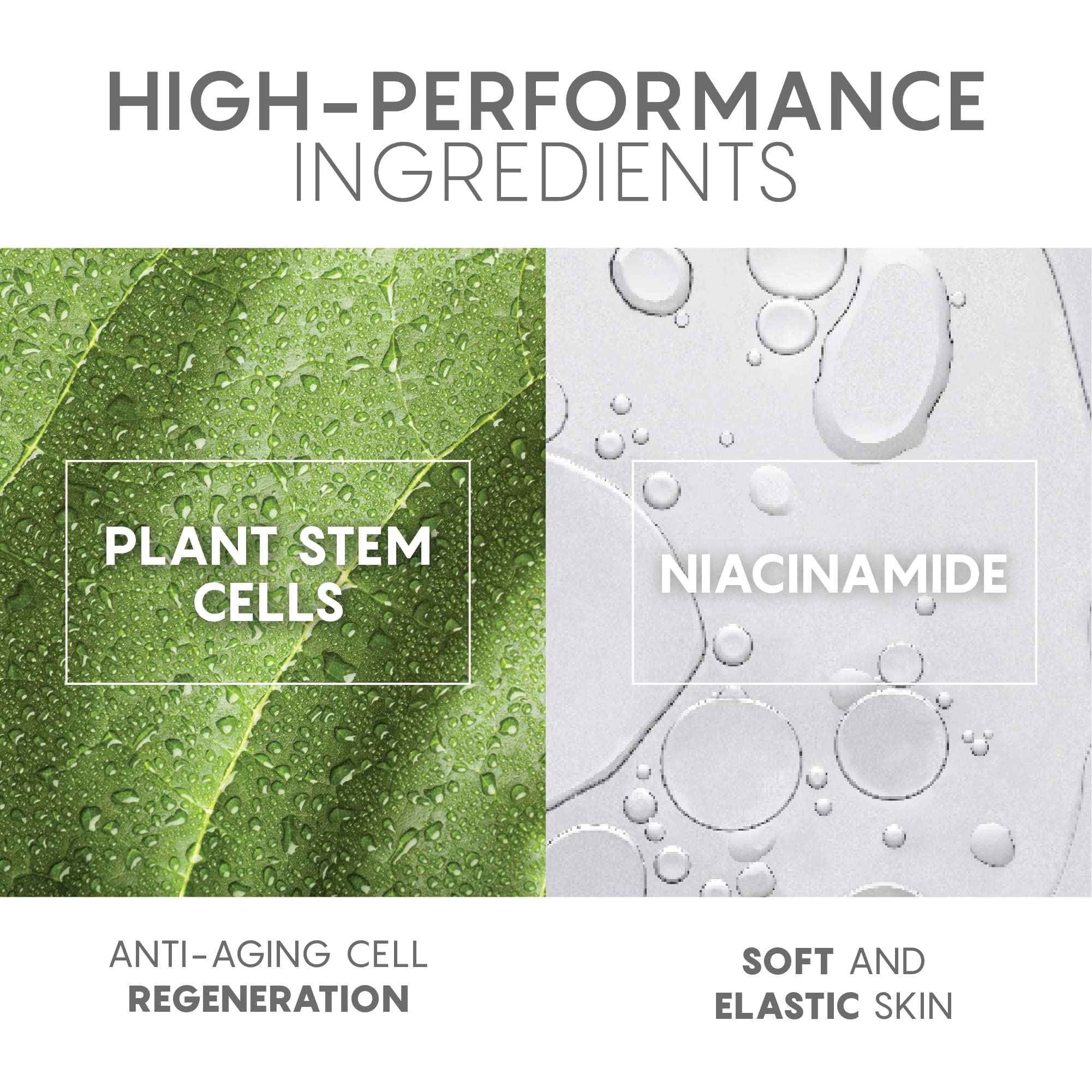 VITASEI Beautyboost niacinamide texture indicates smoother skin and refined pores