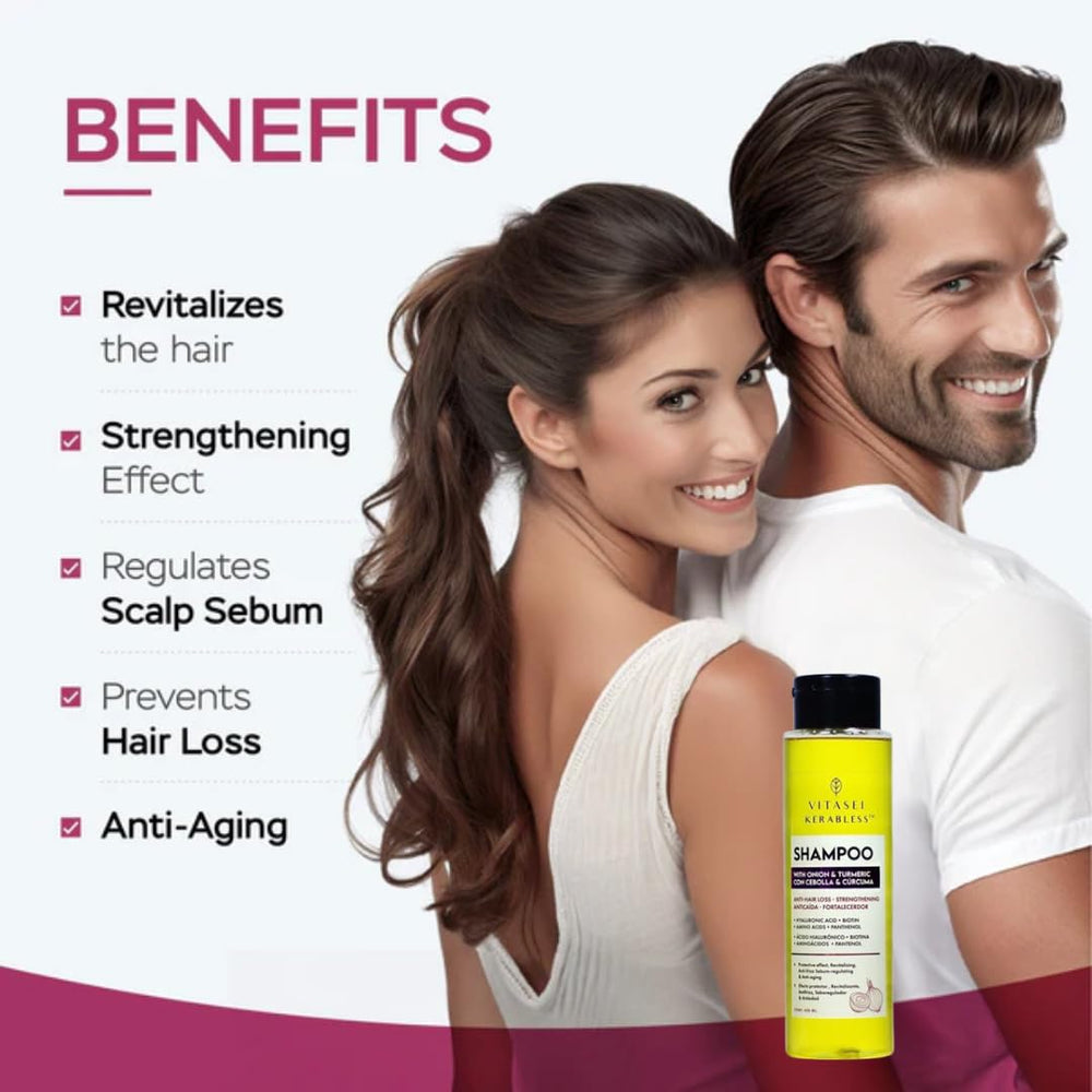 VITASEI Kerabless scalp massage scene illustrating application.