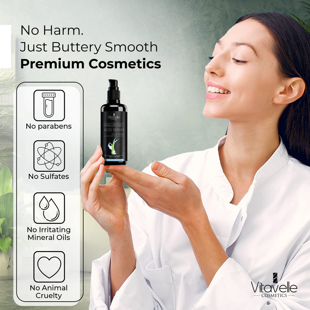 Vitavelle Packaging highlights parabens- and irritants-free formula.