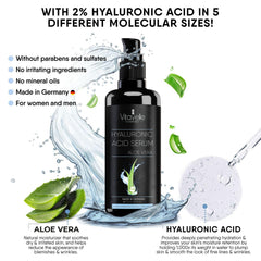 Vitavelle Aloe Vera infusion highlighting soothing skin comfort.