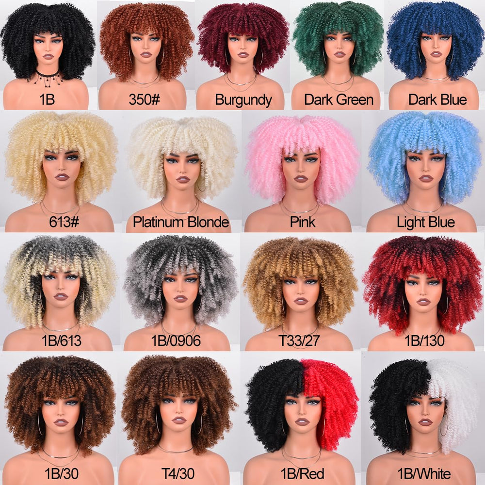 Vitorish Afro Wig closeup fiber detail showcases softness and resilience
