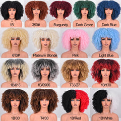 Vitorish Afro Wig closeup fiber detail showcases softness and resilience