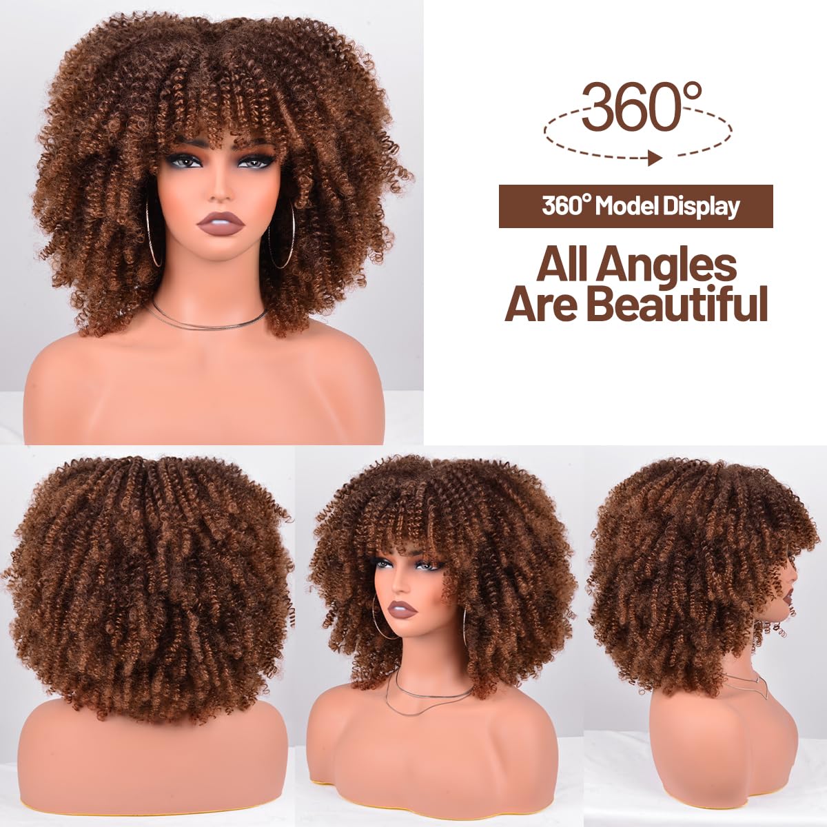 Vitorish Afro Wig flexible-cap image demonstrates adjustable comfort