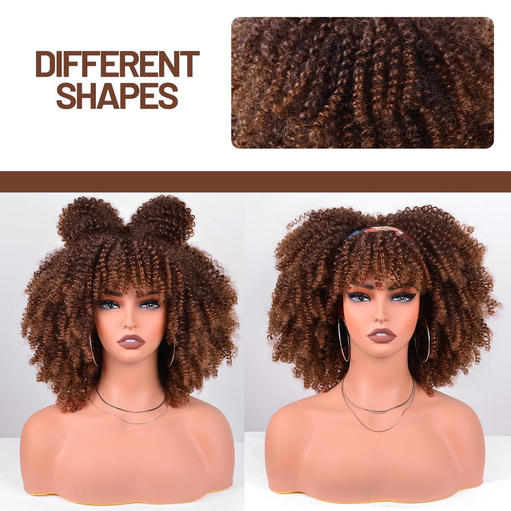 Vitorish Afro Wig natural-fluff shot emphasizes fluffy curls