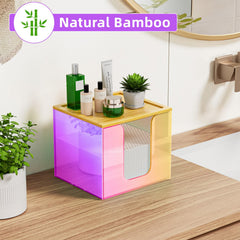 VITVITI face towel box with U-shaped opening enables easy towel access.