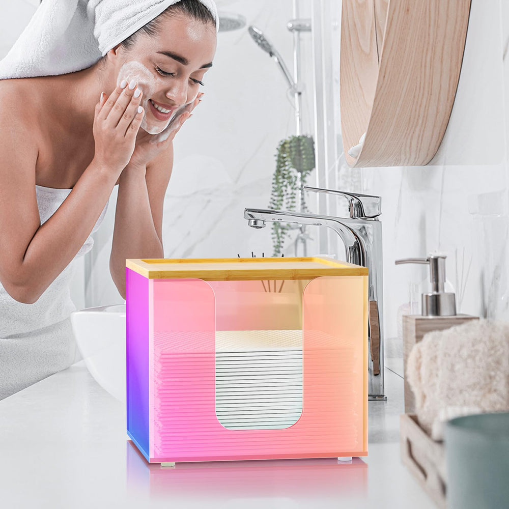 VITVITI large storage for disposable towels keeps bathroom essentials tidy.