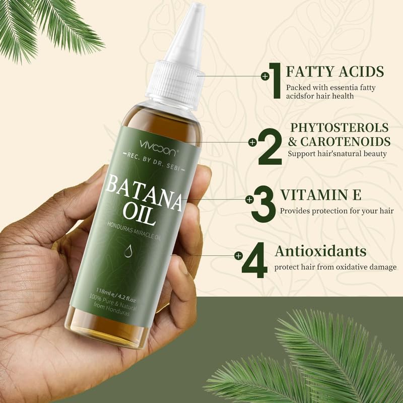 Dry hair care with Vivccon Batana Oil for added moisture.