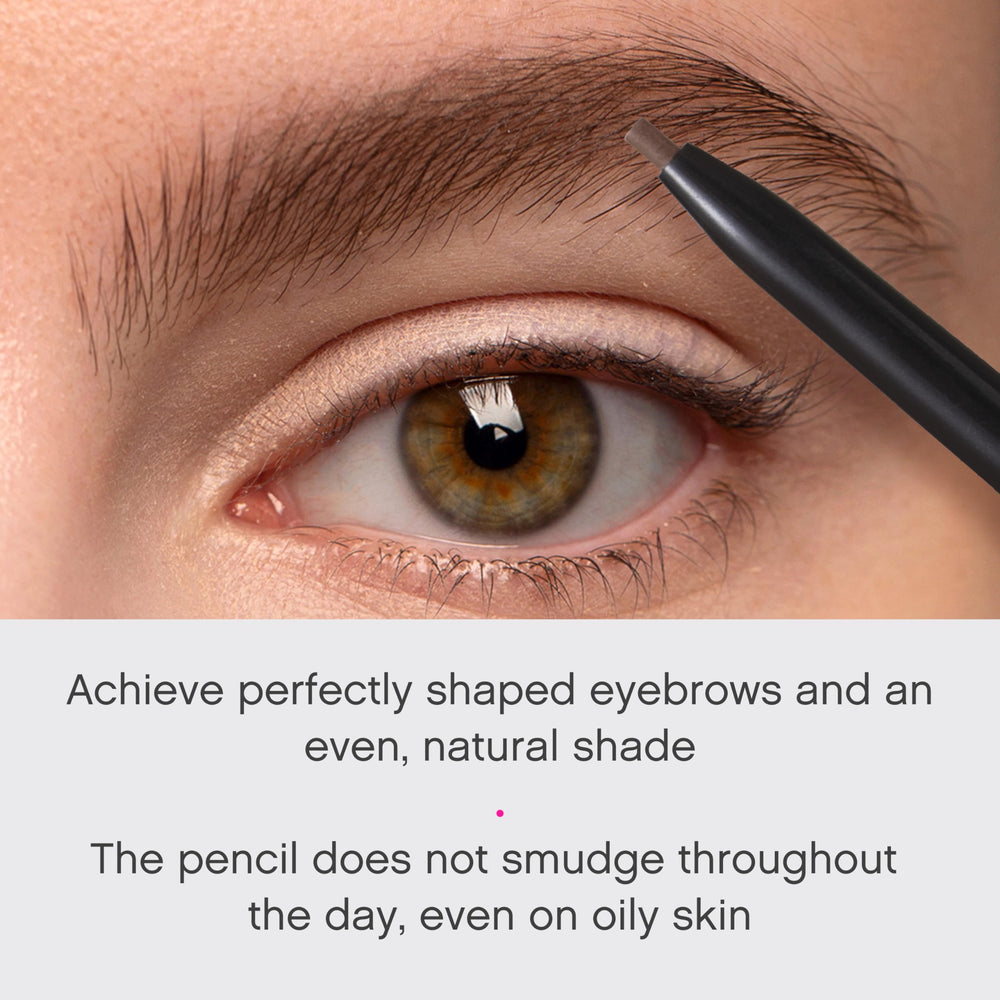 Vivienne Sabó Brow Arcade compact packaging keeps tools protected.