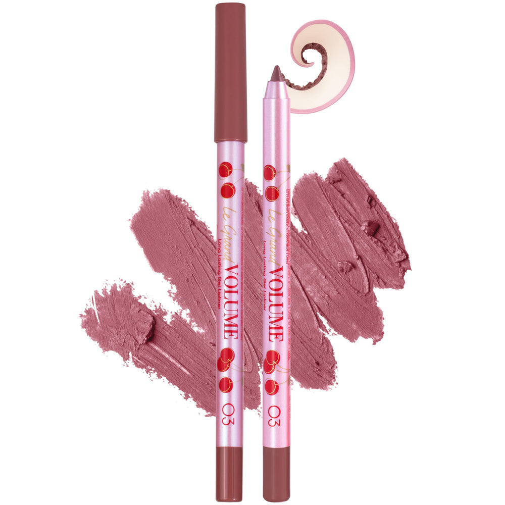 Vivienne Sabó Gel Lipliner Le Grand Volume application close-up for precise contouring