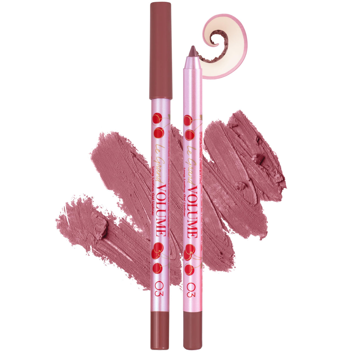 Vivienne Sabó Gel Lipliner Le Grand Volume application close-up for precise contouring