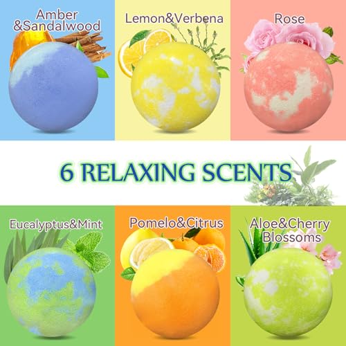 Vivifyrean bath bombs cherry-fig aroma for an uplifting soak.